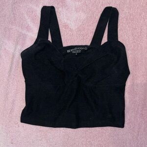 Beyond Yoga Black Crop Top